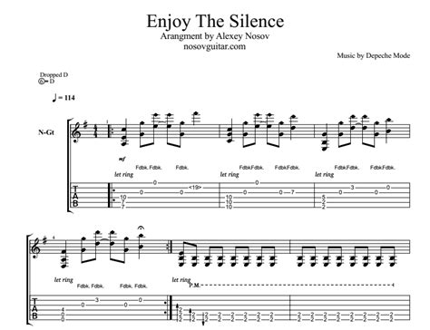 depeche mode enjoy the silence guitar lesson